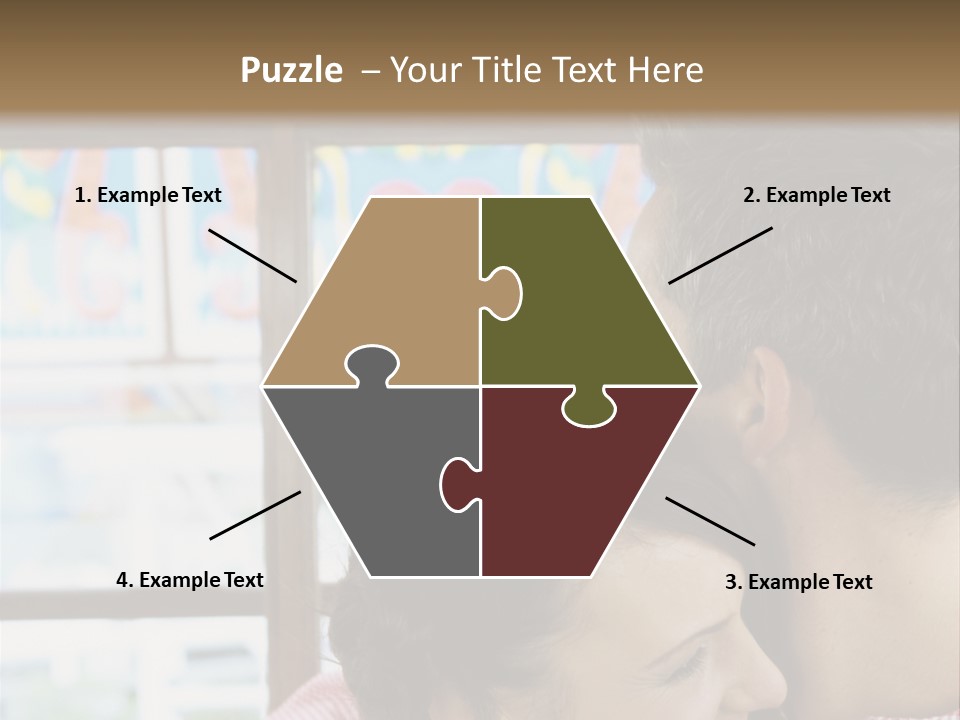 Hugging Fun Fairs German Beerfest PowerPoint Template