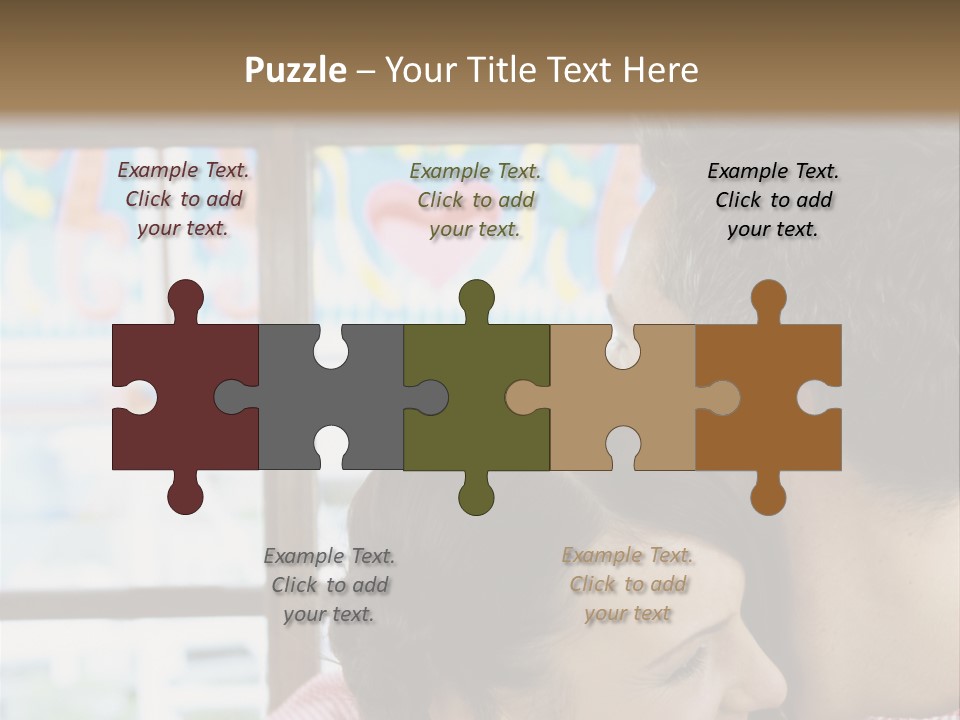 Hugging Fun Fairs German Beerfest PowerPoint Template