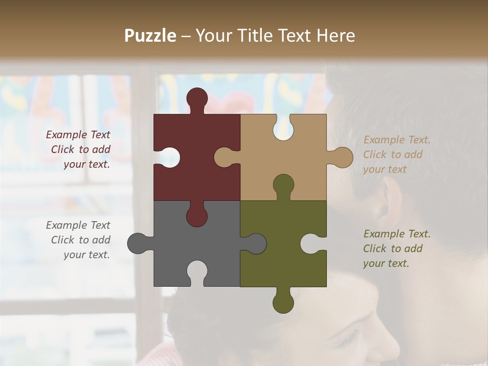 Hugging Fun Fairs German Beerfest PowerPoint Template