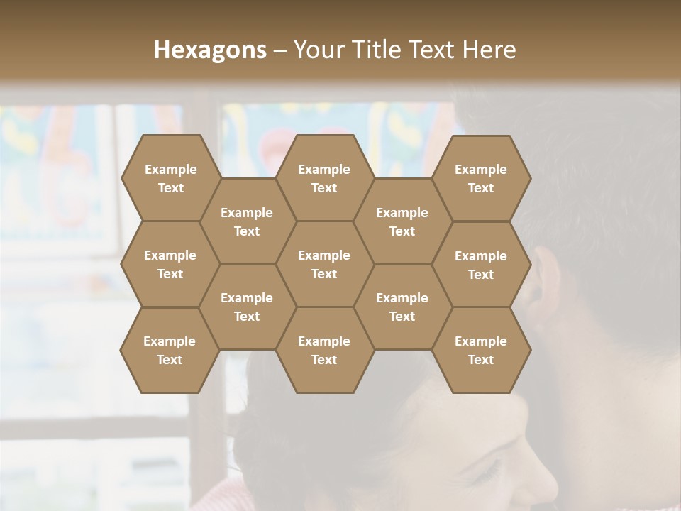 Hugging Fun Fairs German Beerfest PowerPoint Template