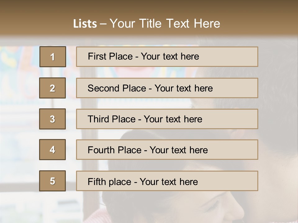 Hugging Fun Fairs German Beerfest PowerPoint Template