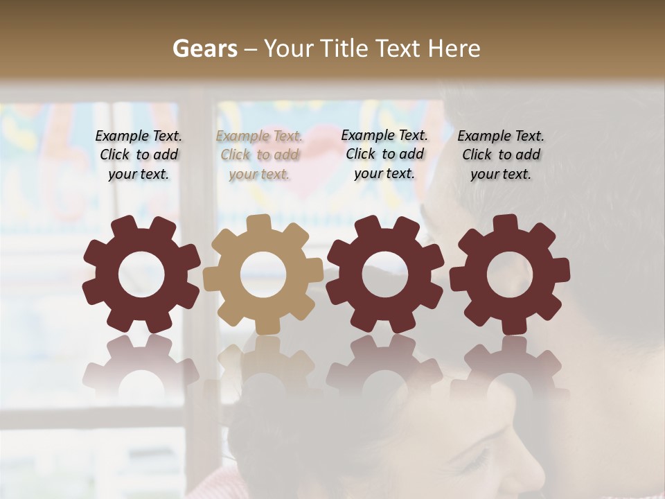 Hugging Fun Fairs German Beerfest PowerPoint Template