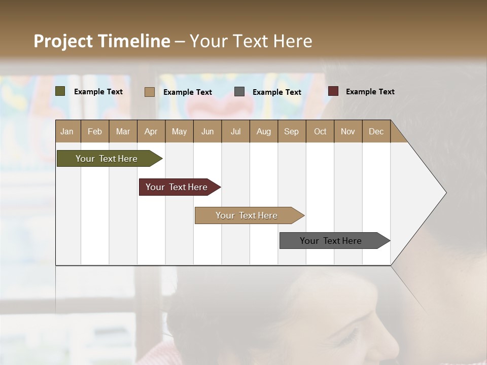 Hugging Fun Fairs German Beerfest PowerPoint Template