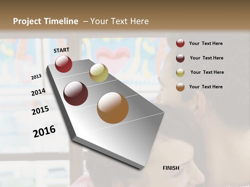 Hugging Fun Fairs German Beerfest PowerPoint Template