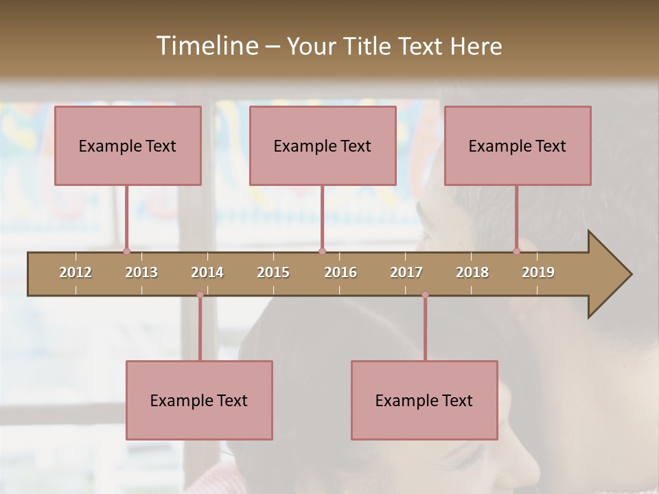 Hugging Fun Fairs German Beerfest PowerPoint Template