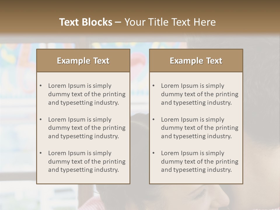 Hugging Fun Fairs German Beerfest PowerPoint Template