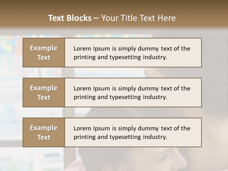 Hugging Fun Fairs German Beerfest PowerPoint Template