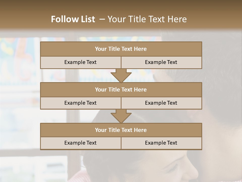 Hugging Fun Fairs German Beerfest PowerPoint Template