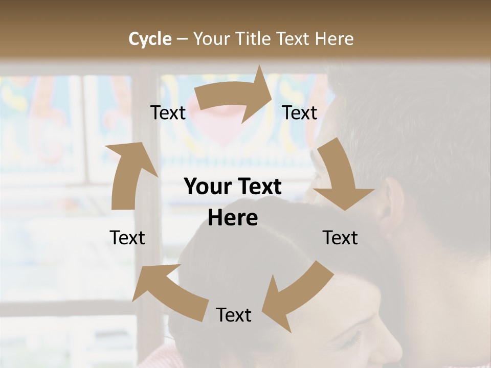 Hugging Fun Fairs German Beerfest PowerPoint Template