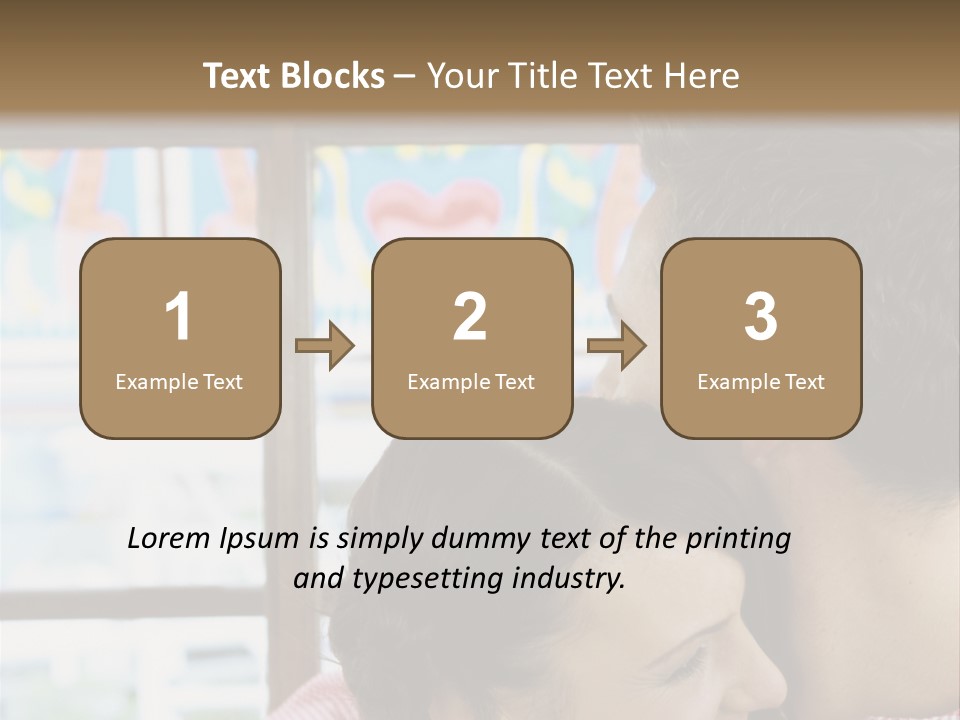 Hugging Fun Fairs German Beerfest PowerPoint Template