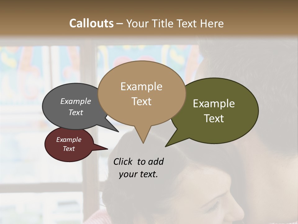 Hugging Fun Fairs German Beerfest PowerPoint Template