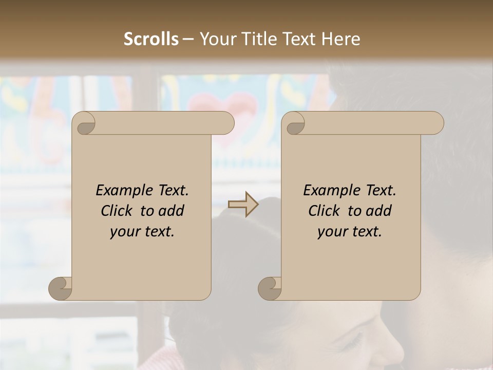 Hugging Fun Fairs German Beerfest PowerPoint Template