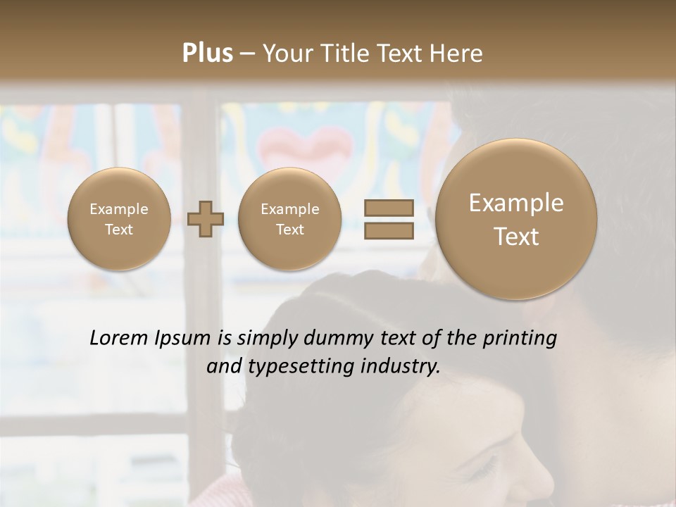 Hugging Fun Fairs German Beerfest PowerPoint Template