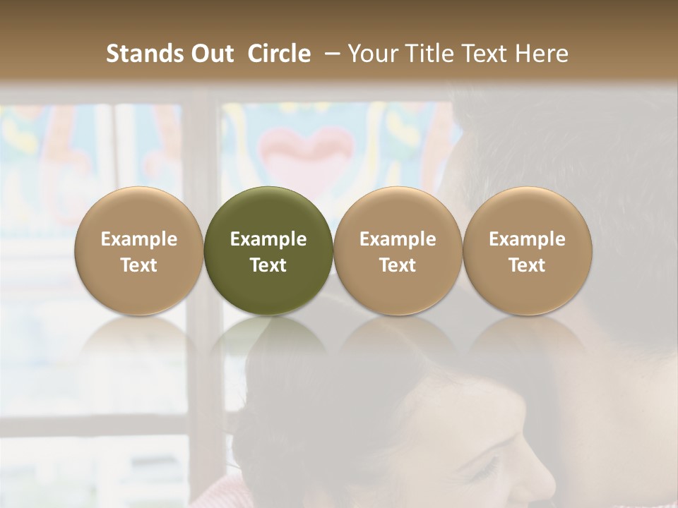 Hugging Fun Fairs German Beerfest PowerPoint Template