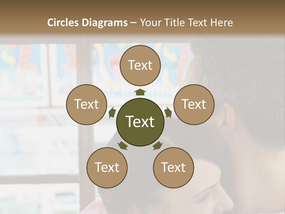 Hugging Fun Fairs German Beerfest PowerPoint Template