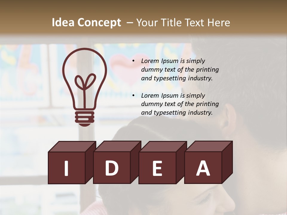 Hugging Fun Fairs German Beerfest PowerPoint Template