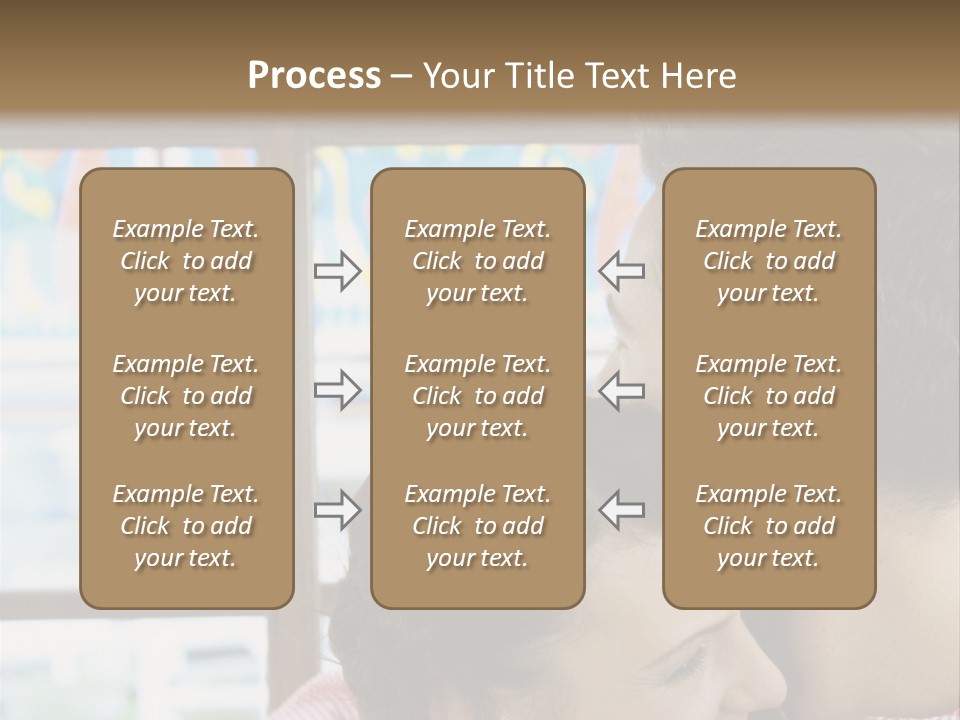 Hugging Fun Fairs German Beerfest PowerPoint Template