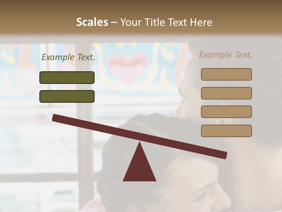 Hugging Fun Fairs German Beerfest PowerPoint Template