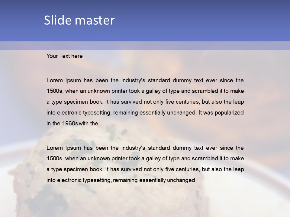 Midday Meal Drinking Glass Beer Festival PowerPoint Template