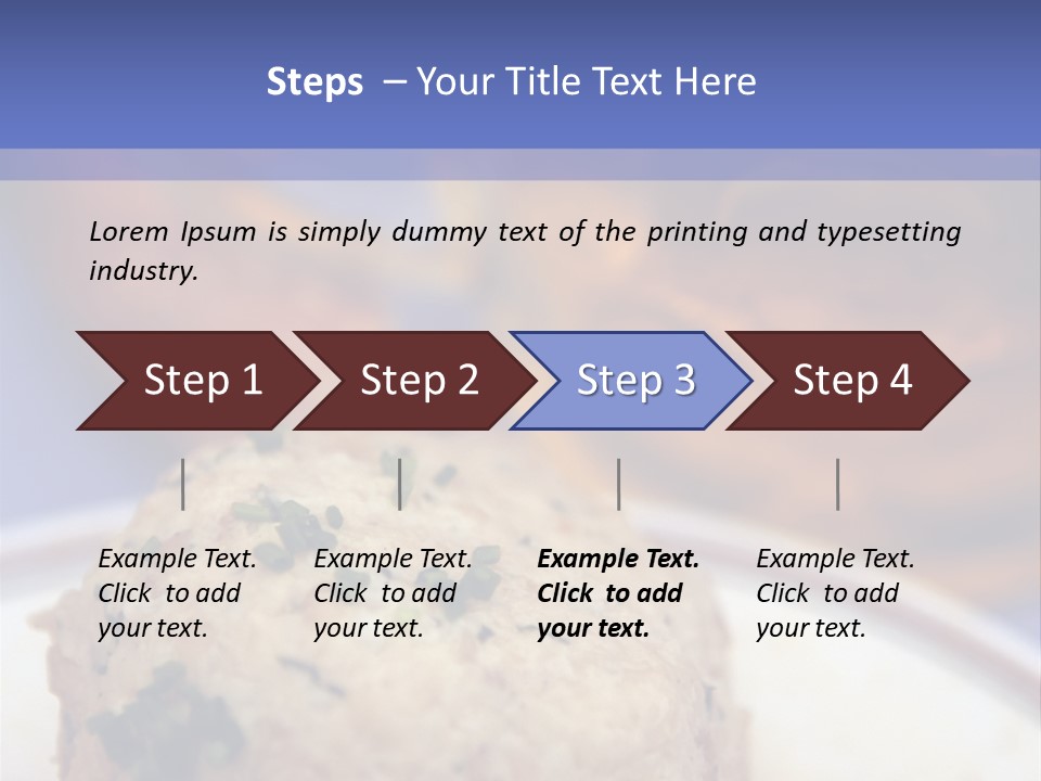 Midday Meal Drinking Glass Beer Festival PowerPoint Template
