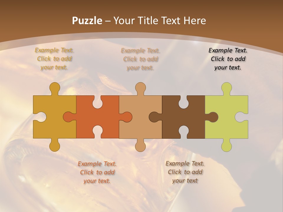 One Person National Cultures German Beer Festival PowerPoint Template