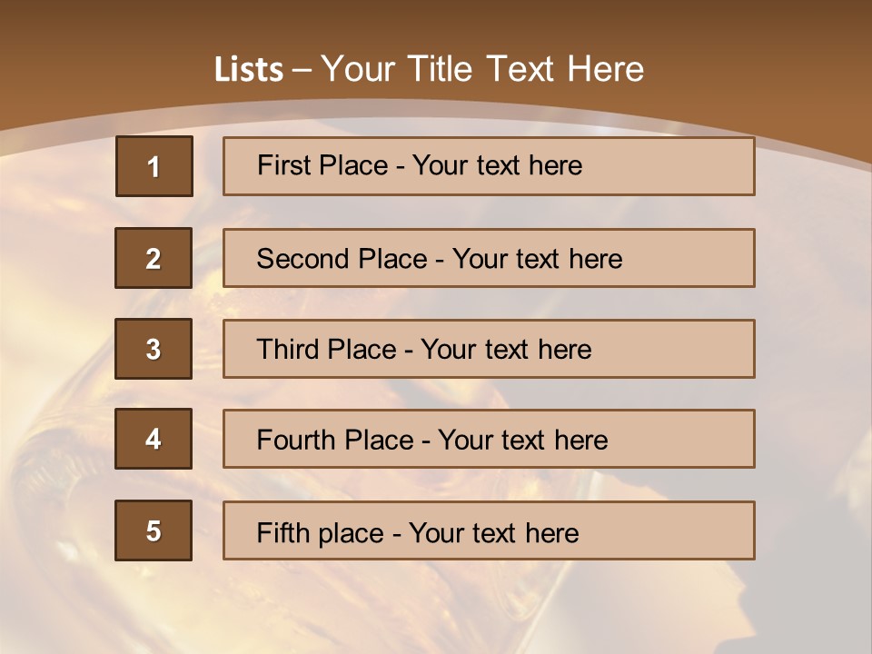 One Person National Cultures German Beer Festival PowerPoint Template