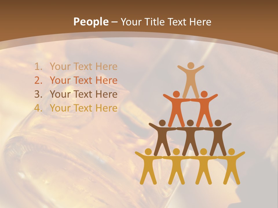 One Person National Cultures German Beer Festival PowerPoint Template