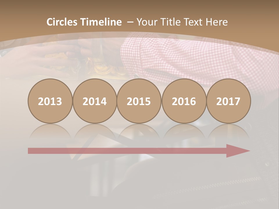 Male Heteroual Couple Munich Beer Festival PowerPoint Template