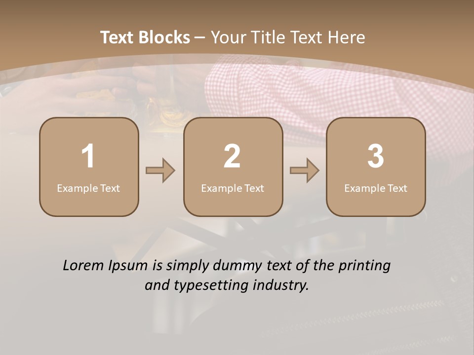 Male Heteroual Couple Munich Beer Festival PowerPoint Template