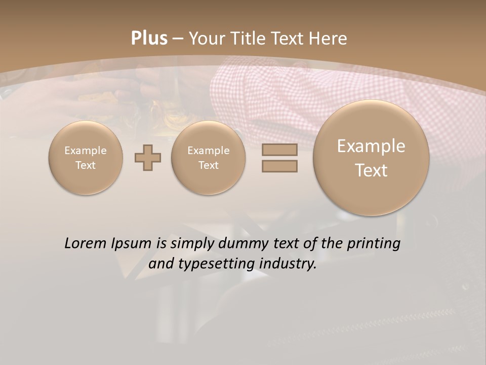 Male Heteroual Couple Munich Beer Festival PowerPoint Template