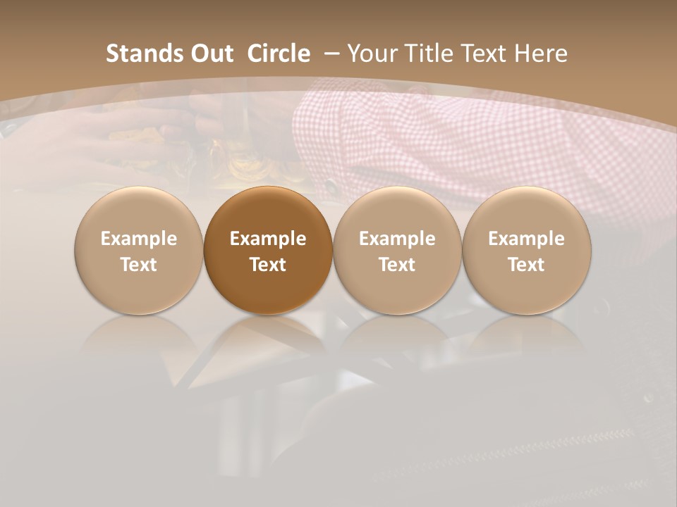 Male Heteroual Couple Munich Beer Festival PowerPoint Template