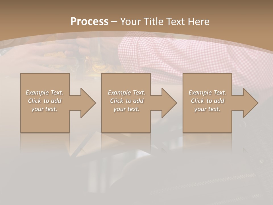 Male Heteroual Couple Munich Beer Festival PowerPoint Template