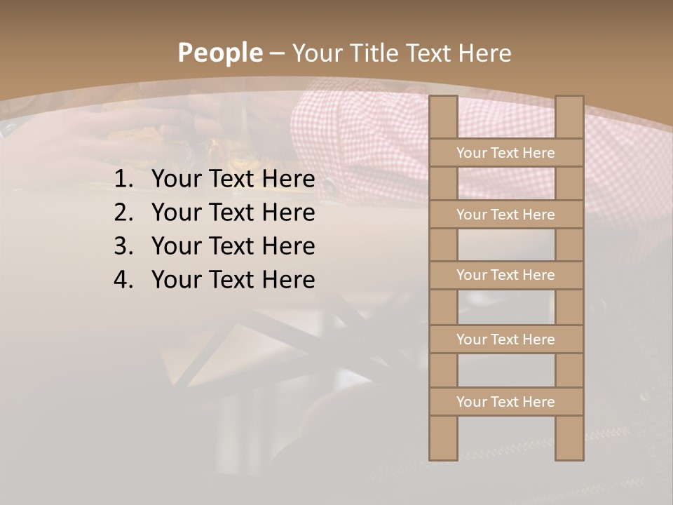 Male Heteroual Couple Munich Beer Festival PowerPoint Template