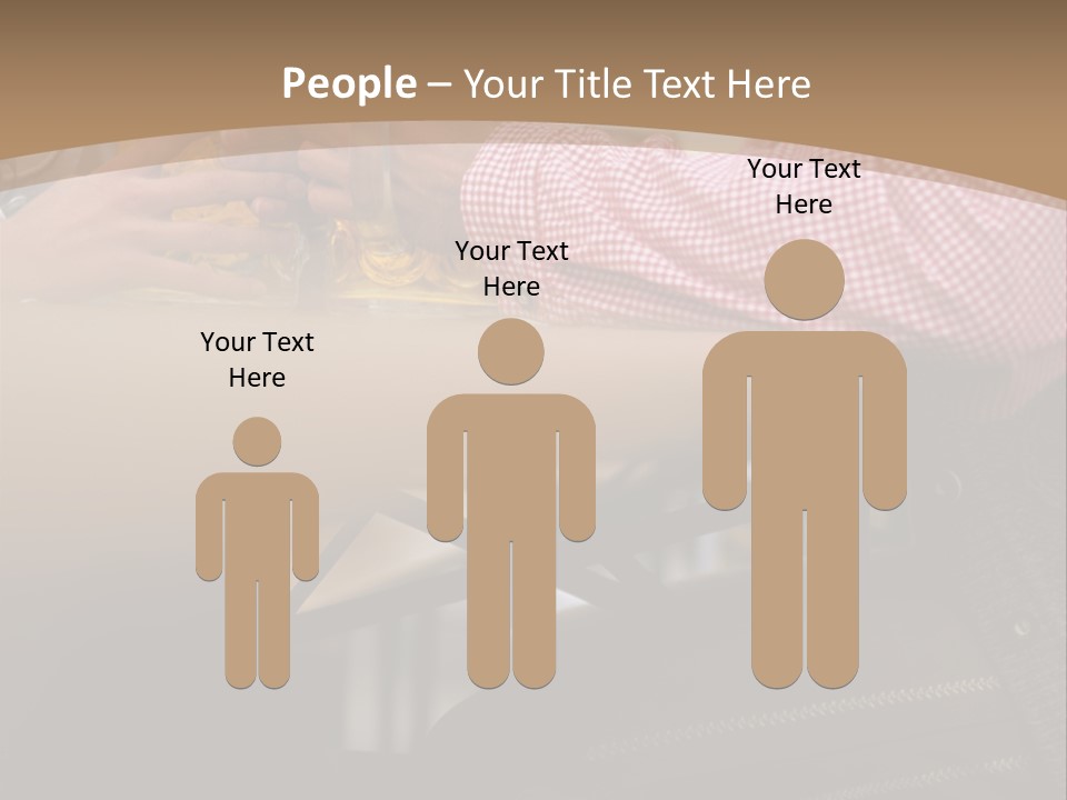 Male Heteroual Couple Munich Beer Festival PowerPoint Template