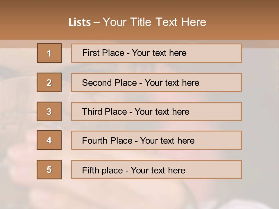 Ages Revitalise Food And Drink PowerPoint Template