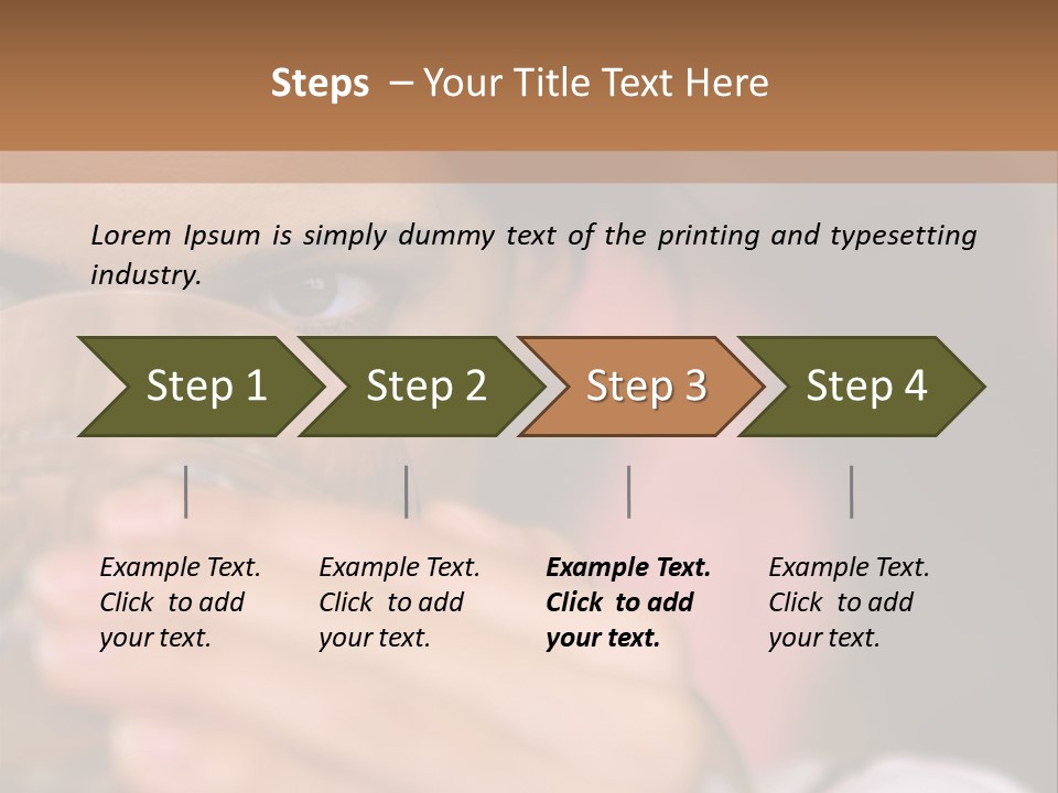Ages Revitalise Food And Drink PowerPoint Template