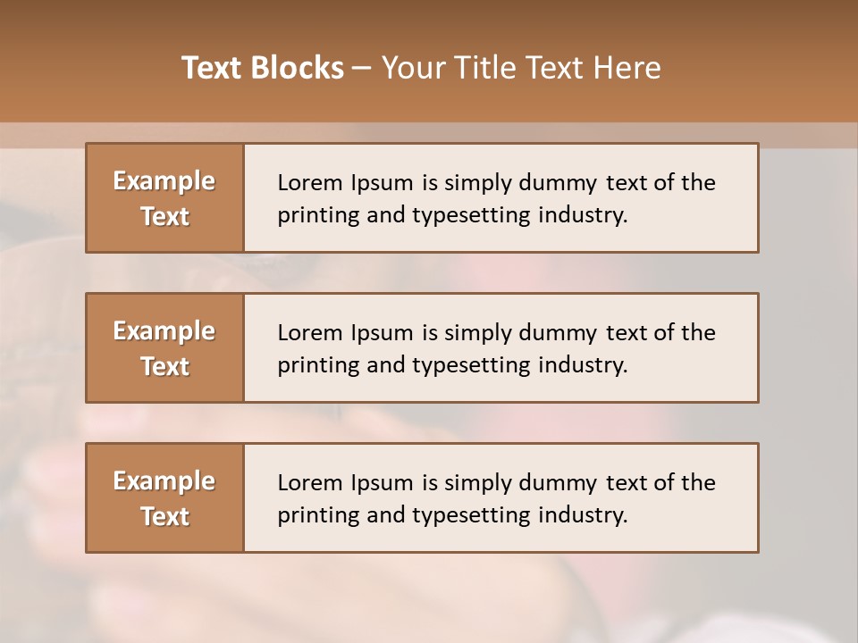 Ages Revitalise Food And Drink PowerPoint Template