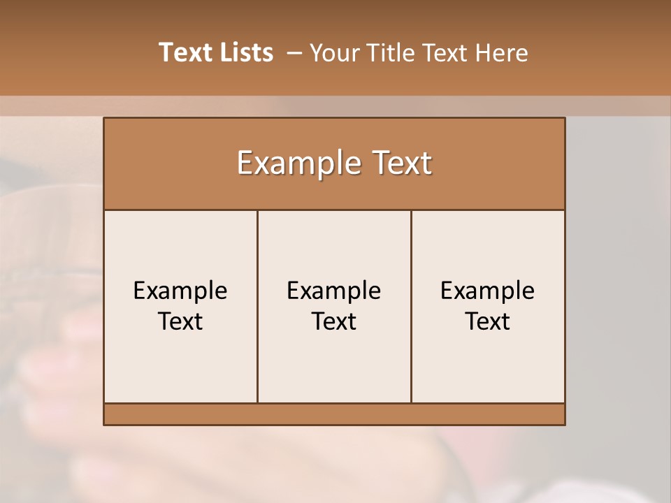Ages Revitalise Food And Drink PowerPoint Template