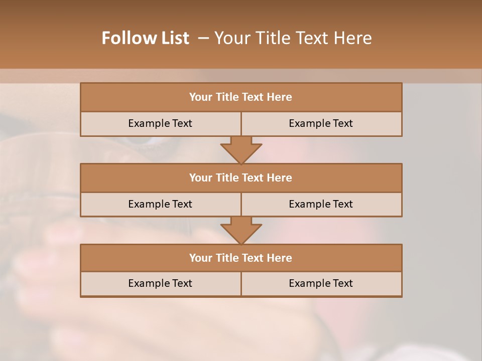 Ages Revitalise Food And Drink PowerPoint Template