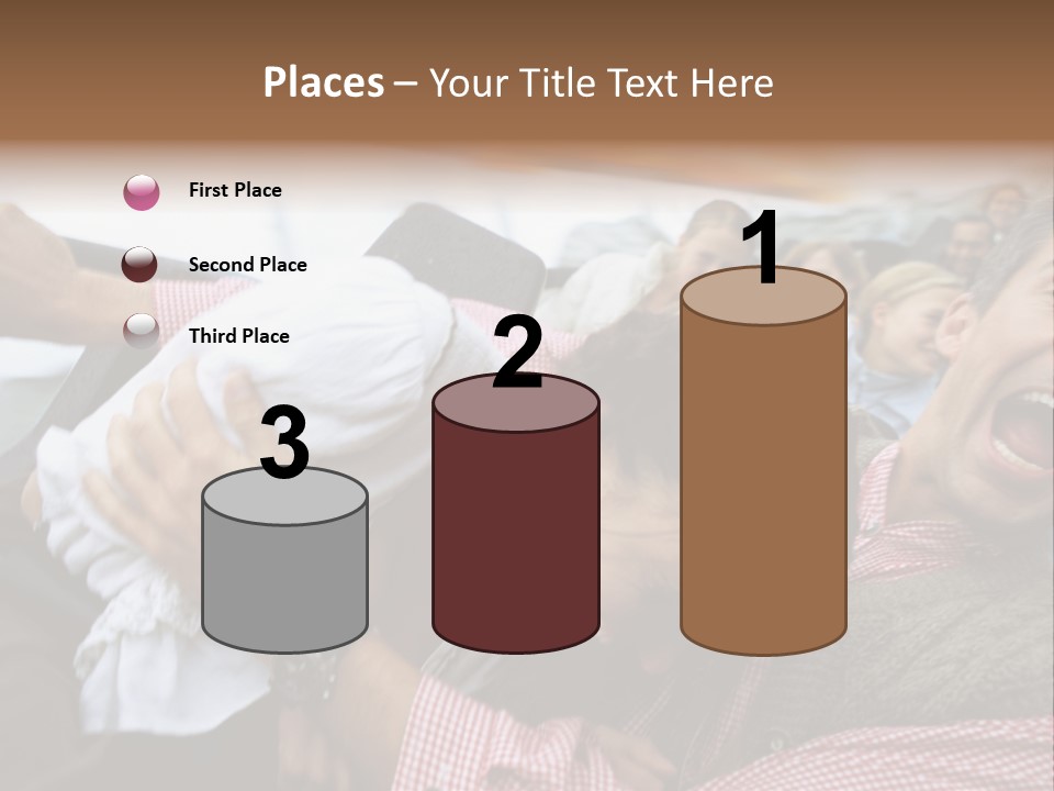 Amusement Park Thrilling Large Group PowerPoint Template