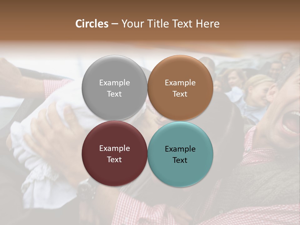 Amusement Park Thrilling Large Group PowerPoint Template