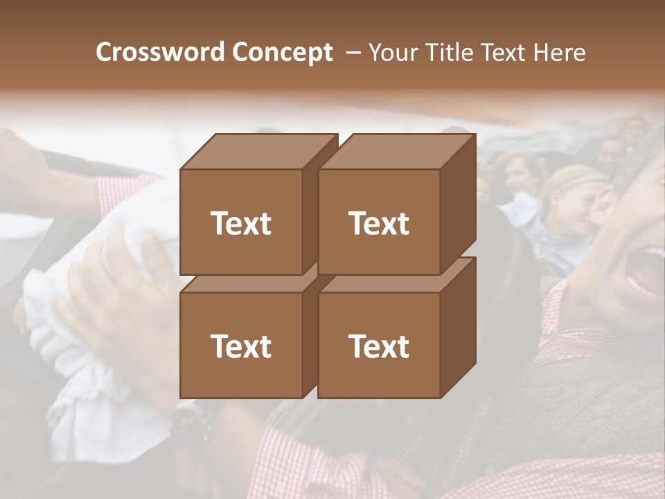 Amusement Park Thrilling Large Group PowerPoint Template