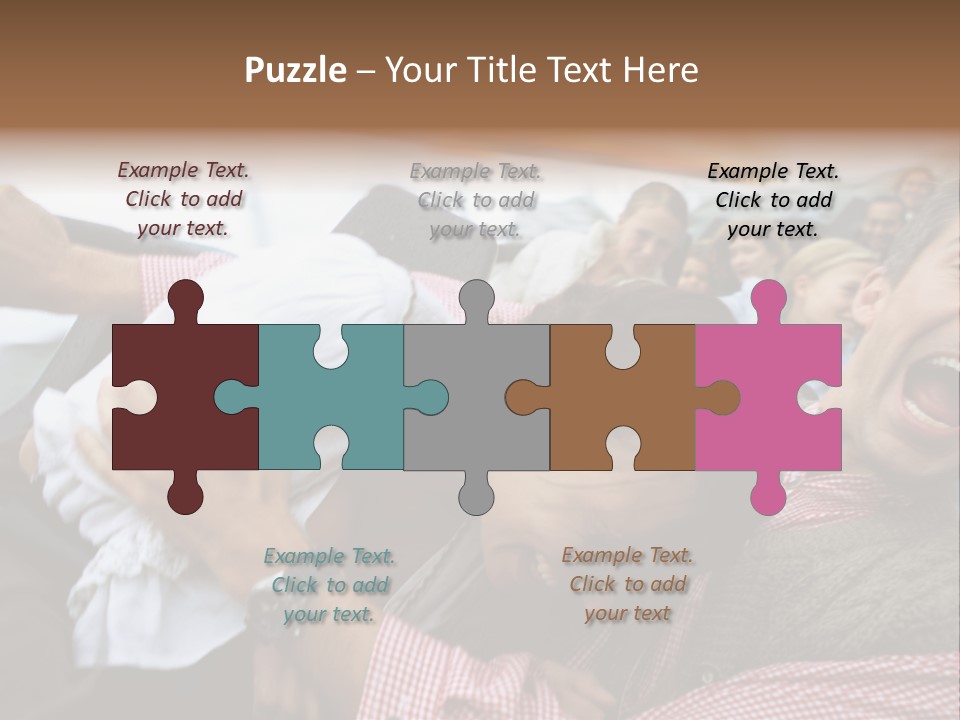 Amusement Park Thrilling Large Group PowerPoint Template