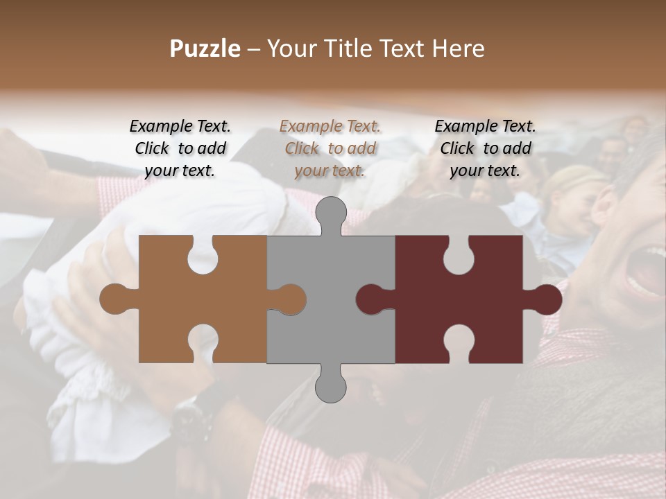 Amusement Park Thrilling Large Group PowerPoint Template