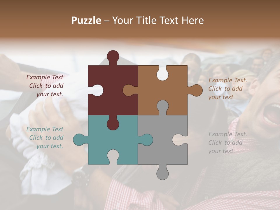 Amusement Park Thrilling Large Group PowerPoint Template