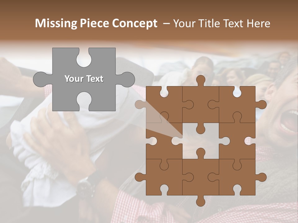 Amusement Park Thrilling Large Group PowerPoint Template