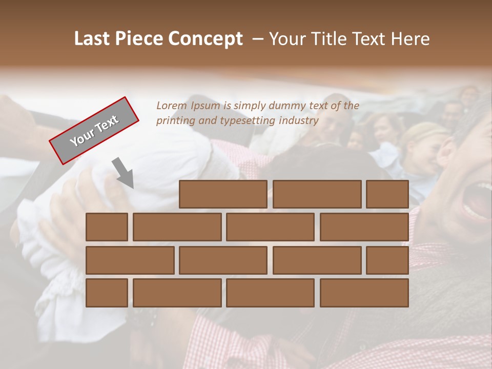 Amusement Park Thrilling Large Group PowerPoint Template