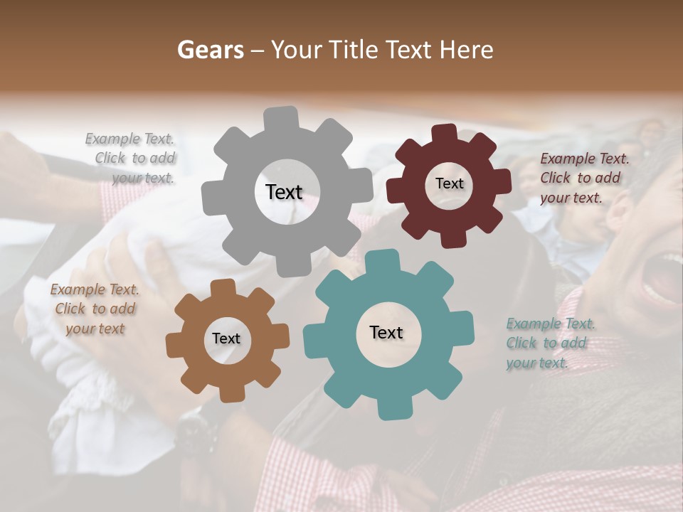 Amusement Park Thrilling Large Group PowerPoint Template