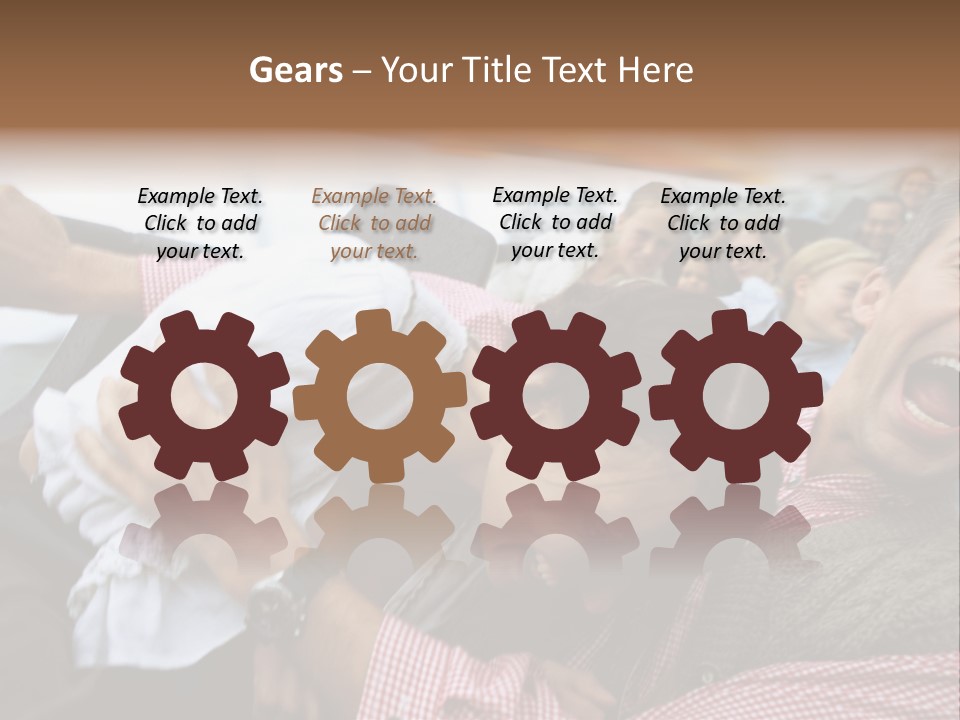 Amusement Park Thrilling Large Group PowerPoint Template