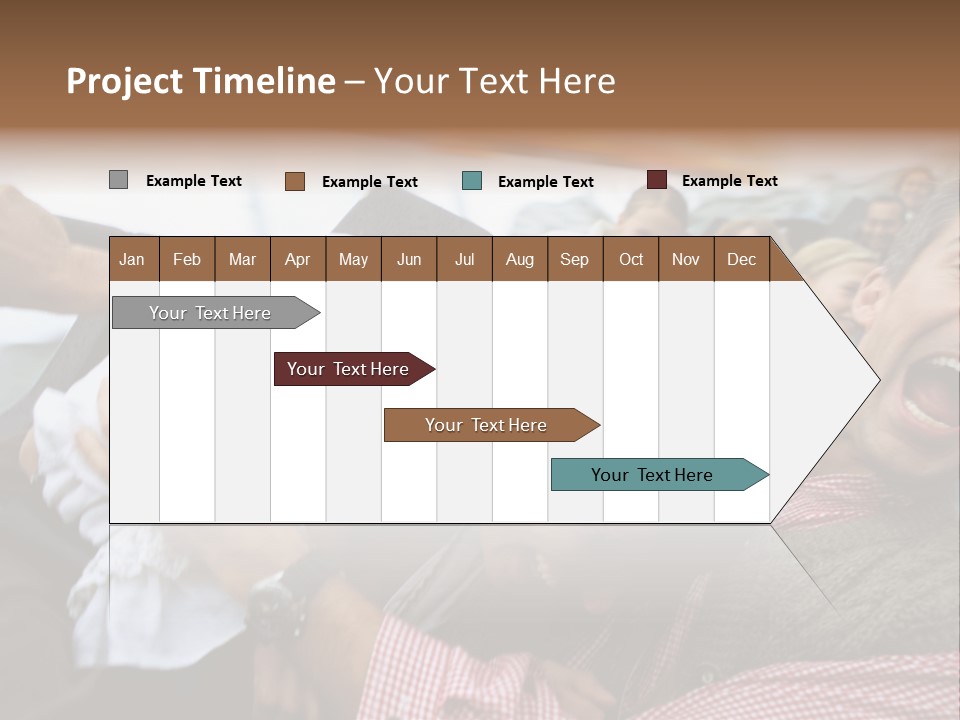Amusement Park Thrilling Large Group PowerPoint Template